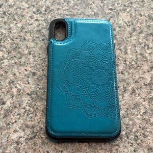 Teal Mandala Phone Case